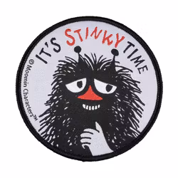 Mumin Stinky Time strykbart tygmärke