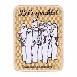Mumin Sparkle strykbart tygmärke