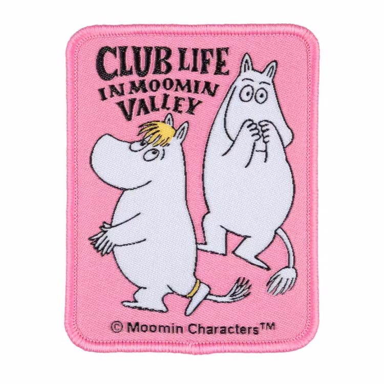 Mumin Club Life strykbart tygmärke