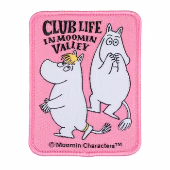 Mumin Club Life strykbart tygmärke
