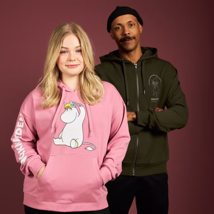 Mumin Outa munkjacka Snufkin grön