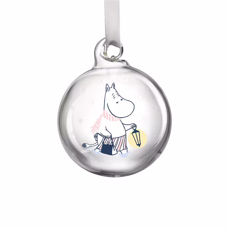 Mumin julkulor 4-pack 5 cm Let it snow