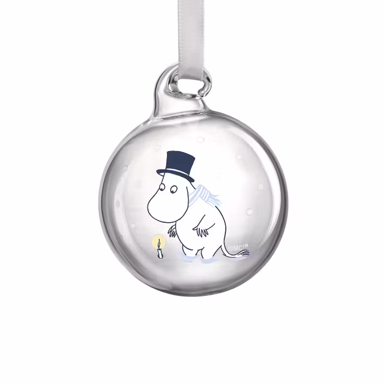 Mumin julkulor 4-pack 5 cm Let it snow