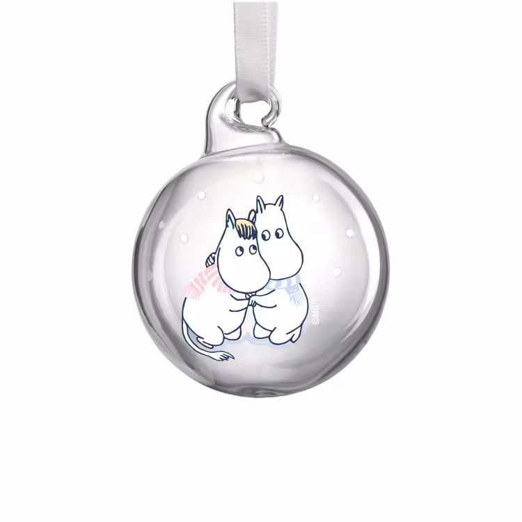 Mumin julkulor 4-pack 5 cm Let it snow