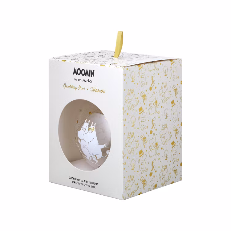 Mumin julkula med LED-ljus 11 cm sparkling stars