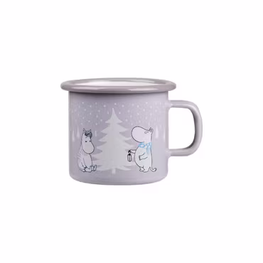 Mumin Emaljmugg Snowfall 2,5dl