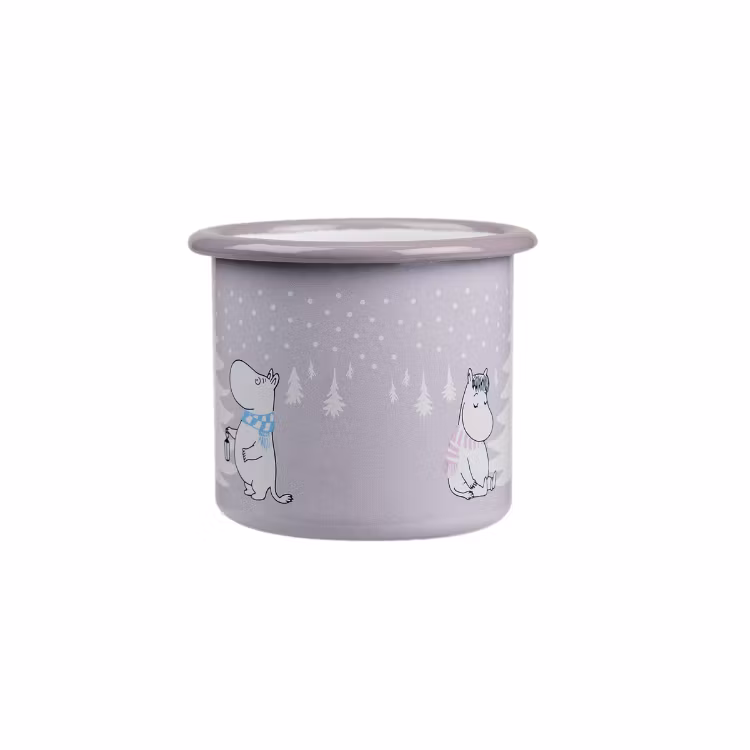 Mumin Emaljmugg Snowfall 2,5dl