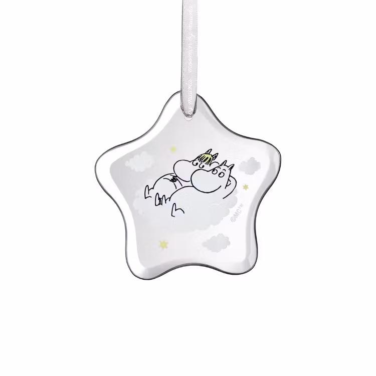 Mumin Julpynt Snorkfröken & Mumin 8 cm
