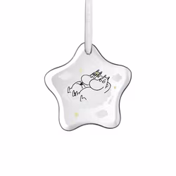 Mumin Julpynt Snorkfröken & Mumin 8 cm