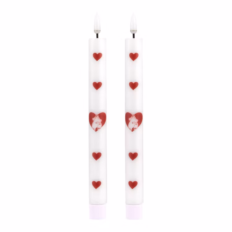 Mumin LED ljus 2-pack Heart