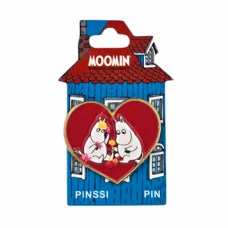 Mumin Pin Mumintrollet & Snorkfröken Hjärta