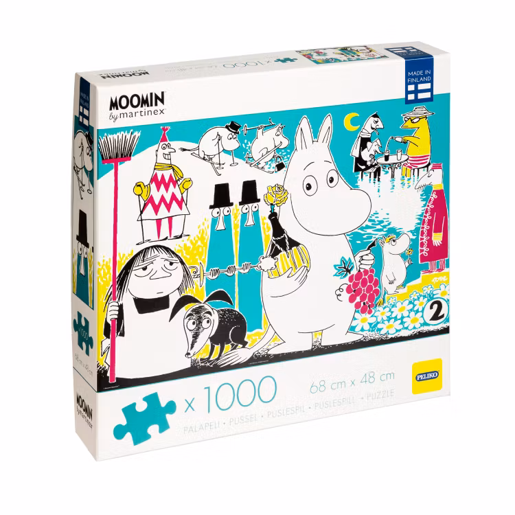 Mumin Pussel 1000 bitar Comic book cover 2
