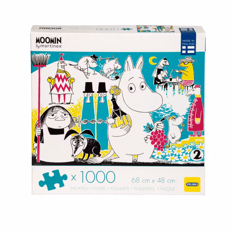 Mumin Pussel 1000 bitar Comic book cover 2