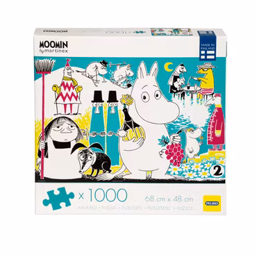 Mumin Pussel 1000 bitar Comic book cover 2