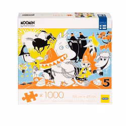 Mumin Pussel 1000 bitar Comic book cover 5