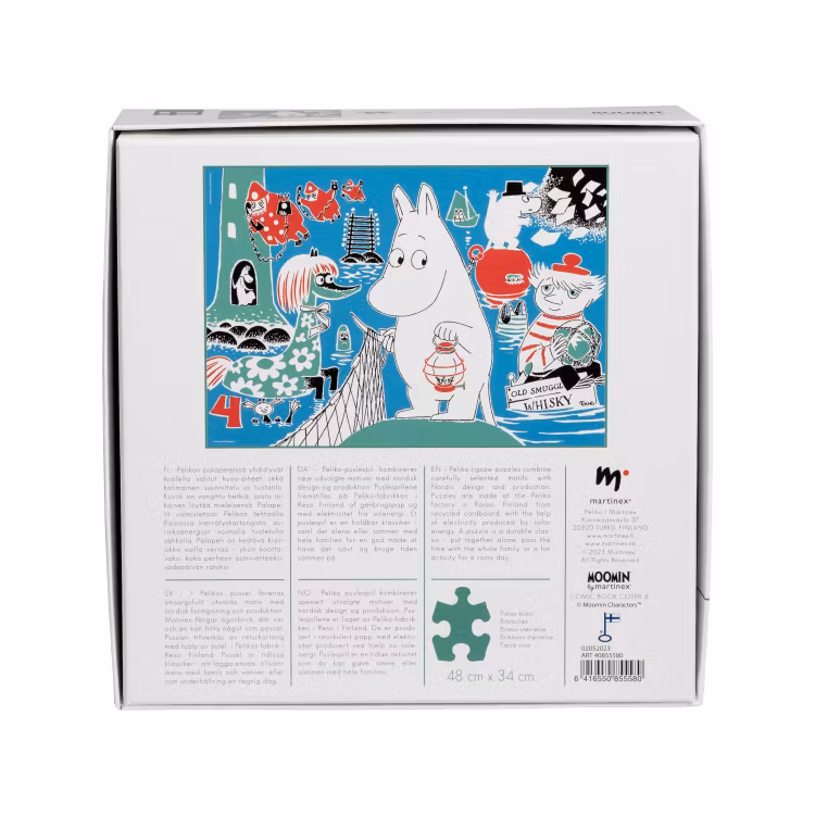 Mumin Pussel 500 bitar Comic book cover 4