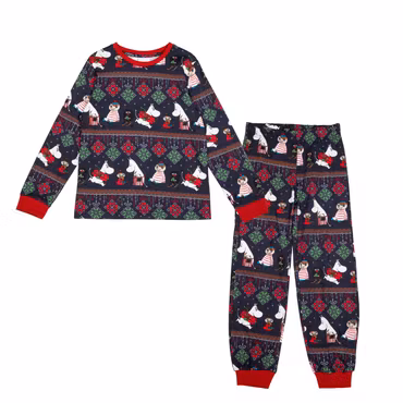 Mumin Ornament pyjamas mörkblå