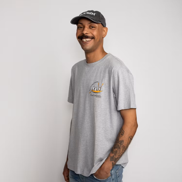 Mumin Alvi t-shirt Horizon gråmelerad