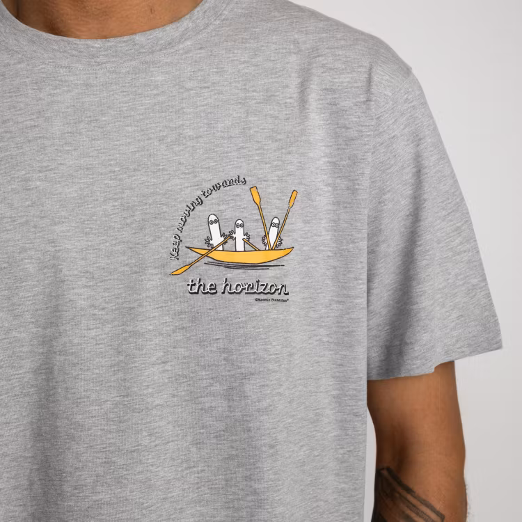 Mumin Alvi t-shirt Horizon gråmelerad