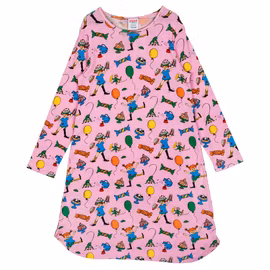 Pippi Fest nattlinne rosa - Stl. 86/92cl