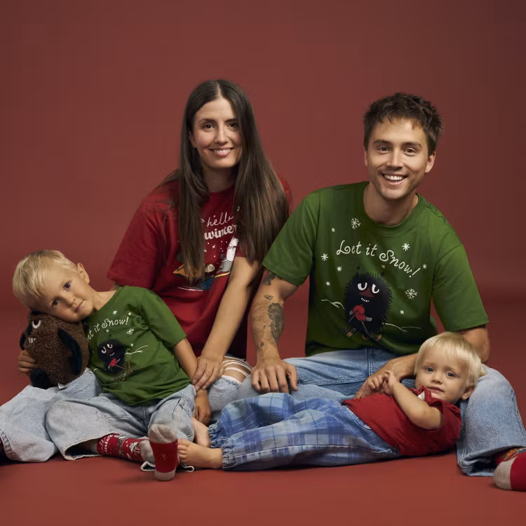 Mumin Alvi t-shirt Vinter Stinky vuxen grön