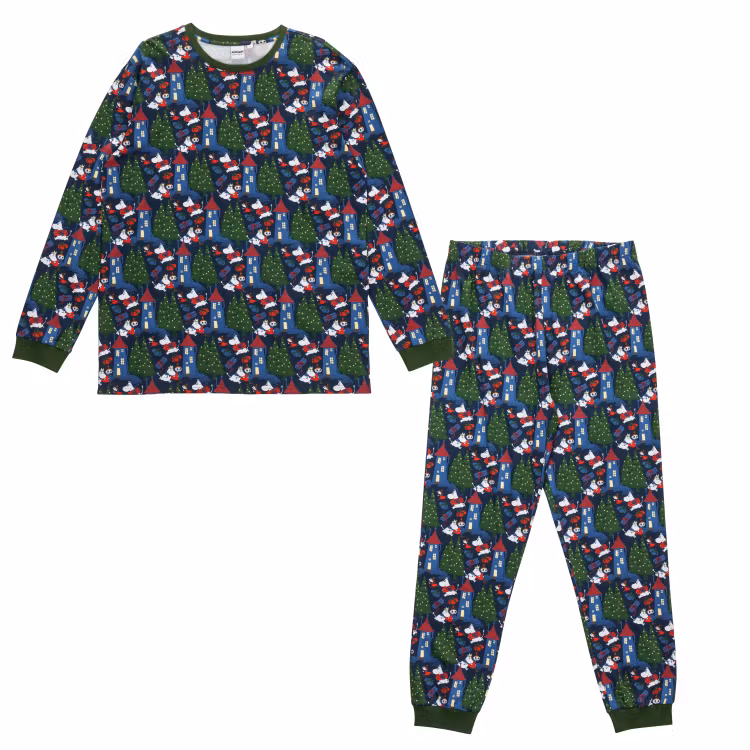 Mumin Pyjamas Rusch herr mörkblå