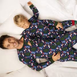 Mumin Rusch pyjamas barn mörkblå