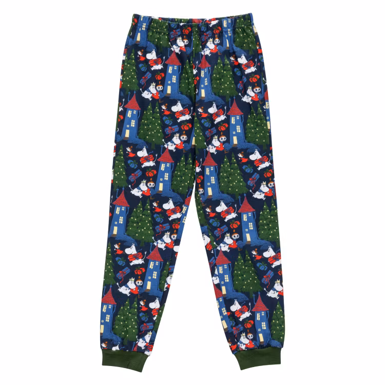 Mumin Rusch pyjamas barn mörkblå