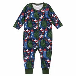 Mumin Rusch pyjamas baby mörkblå