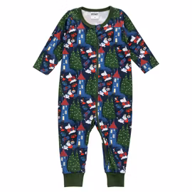 Mumin Rusch pyjamas baby mörkblå