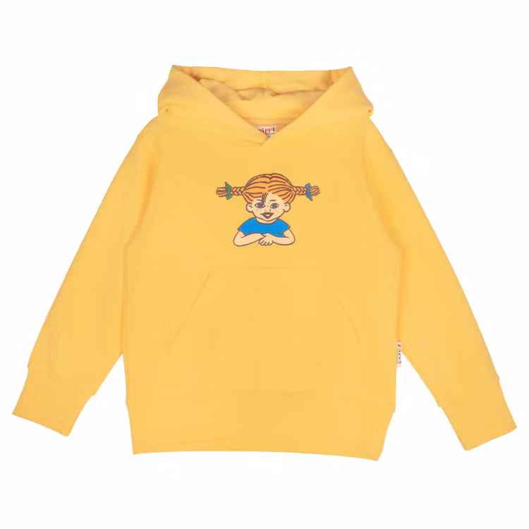 Pippi Pippi huvtröja gul