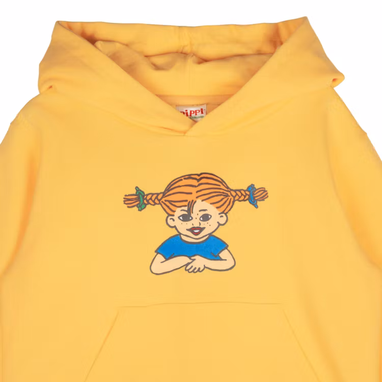 Pippi Pippi huvtröja gul