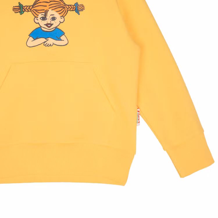 Pippi Pippi huvtröja gul