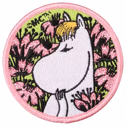Mumin Snorkfröken strykbart tygmärke