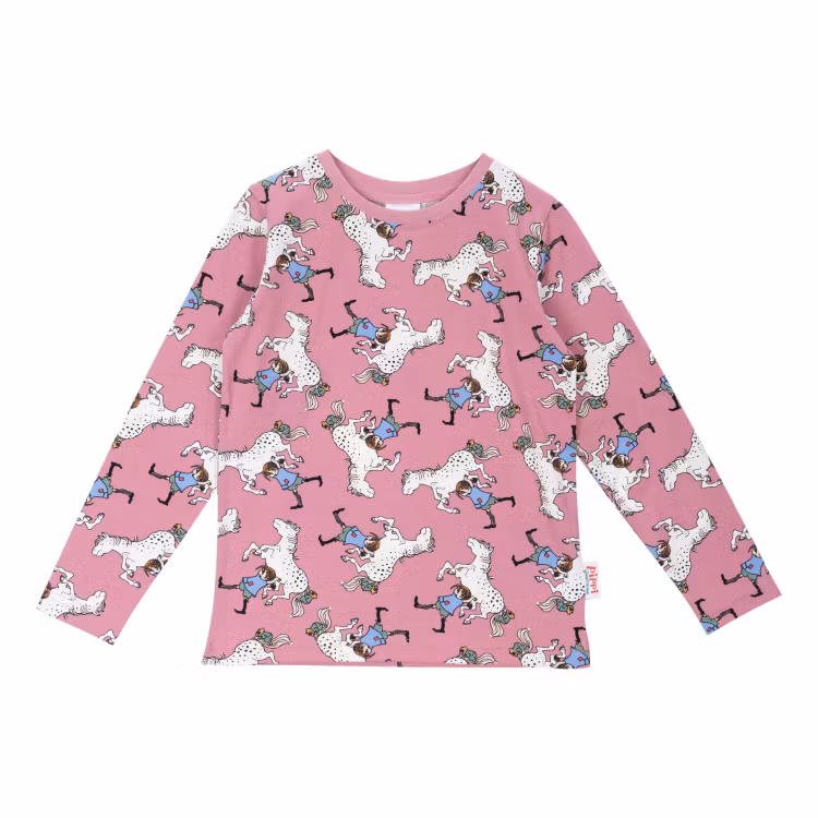 Pippi Hästen Tröja Rosa