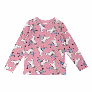 Pippi Hästen Tröja Rosa