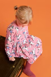Pippi Hästen klänning Rosa