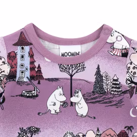 Mumin Månskensnatt body lila