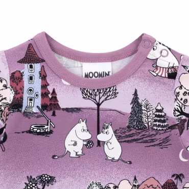 Mumin Månskensnatt body lila
