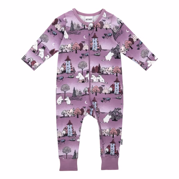 Mumin Månskensnatt pyjamas Lila