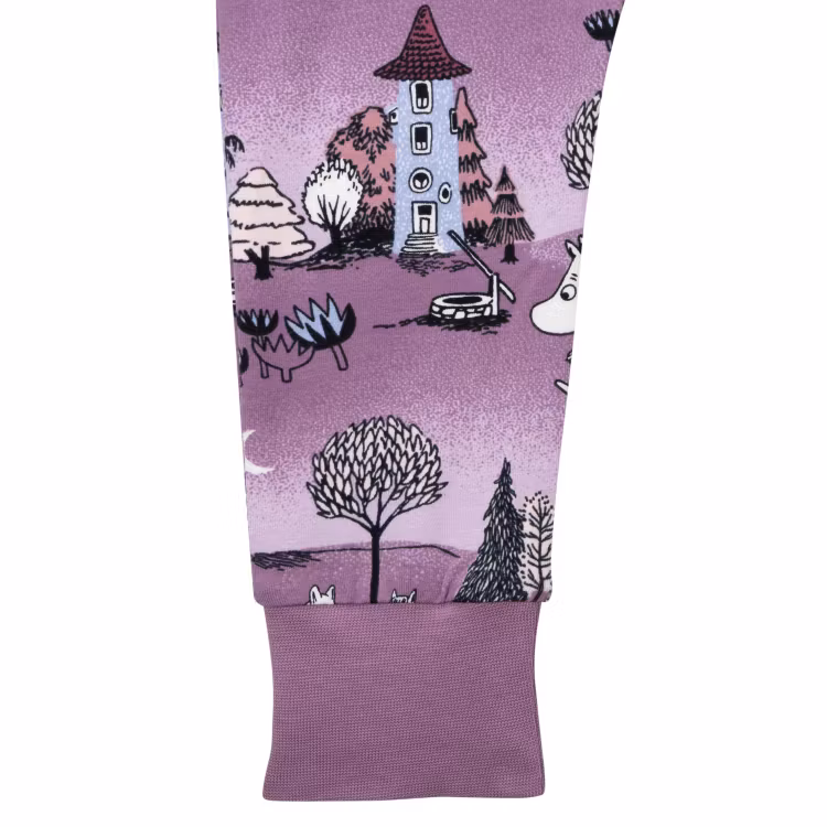 Mumin Månskensnatt pyjamas Lila