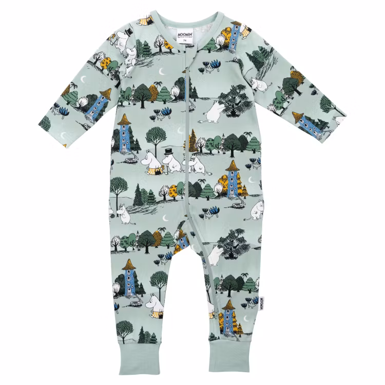 Mumin Månskensnatt pyjamas Grön