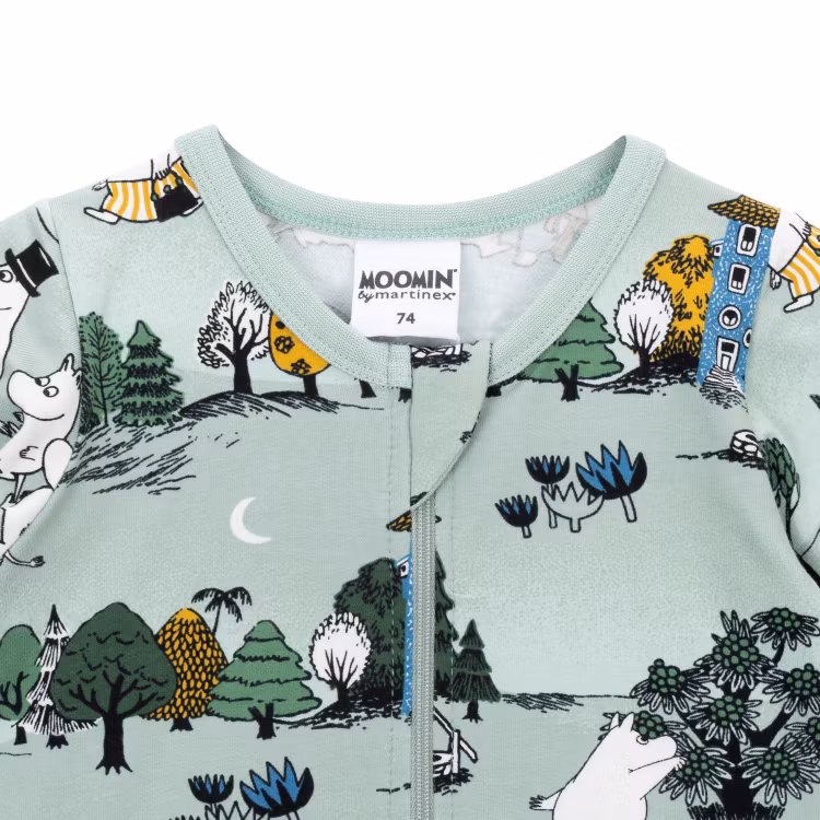 Mumin Månskensnatt pyjamas Grön