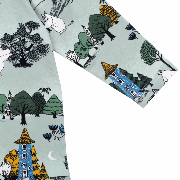 Mumin Månskensnatt pyjamas Grön