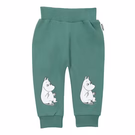 Mumin Vilostund collegebyxa baby grön