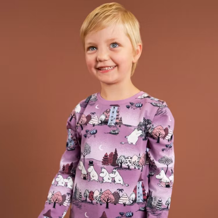 Mumin Månskensnatt tröja lila - bild 3