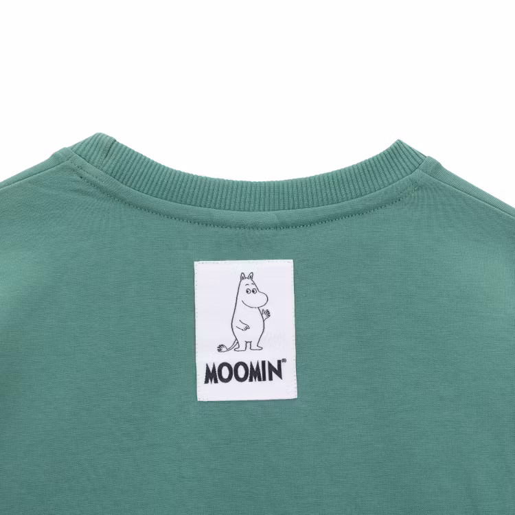 Mumin Vandrarna collegetröja grön - bild 8