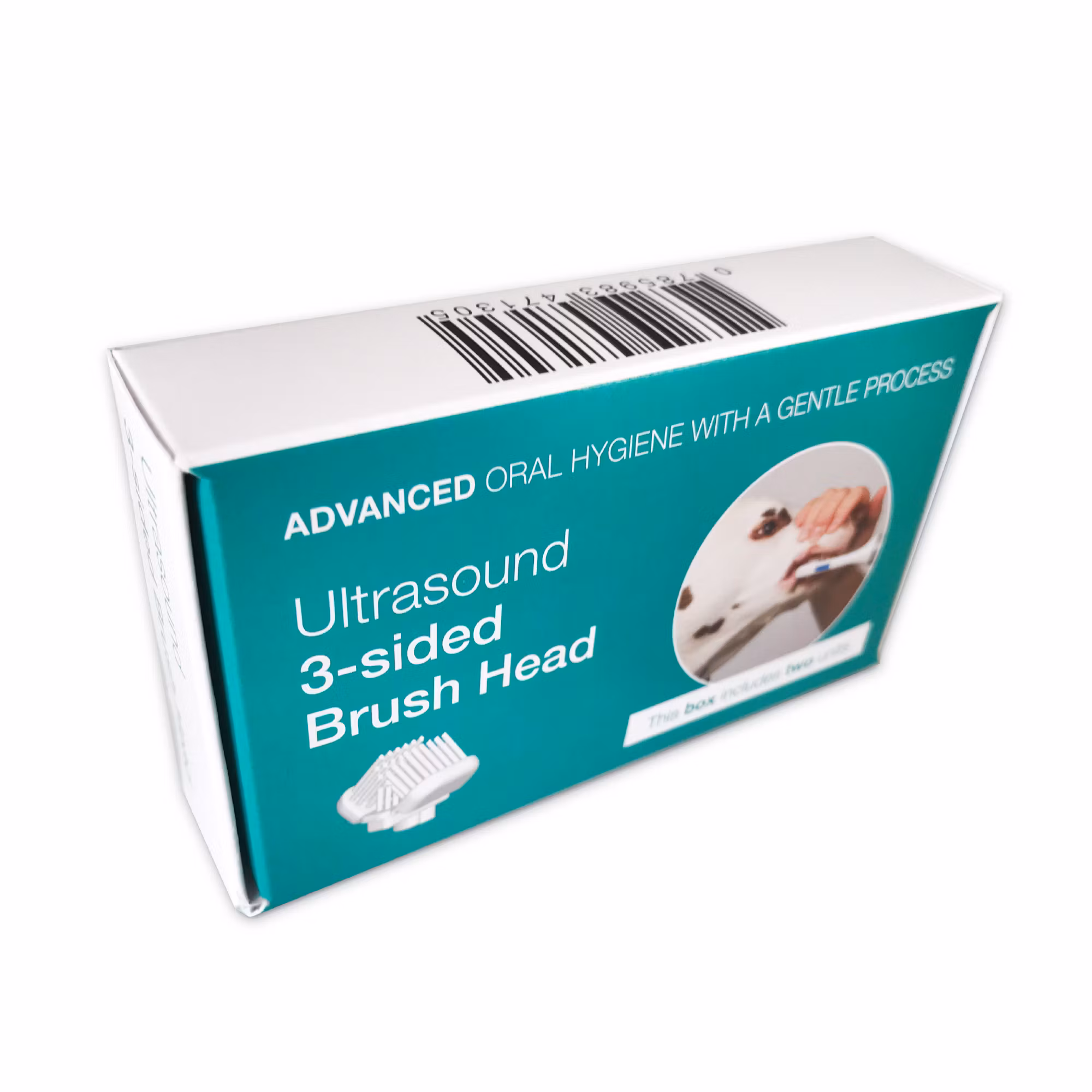 Tandborsthuvud CleanyTeeth - 3-sidigt 2-p
