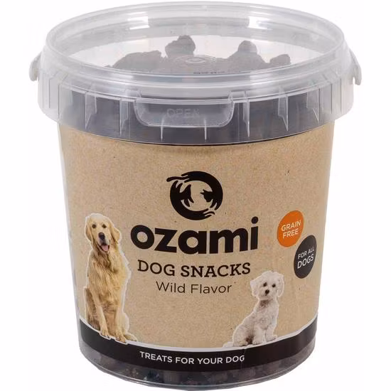 Hundgodis Ozami dog snacks Wild flavor 500g (grain free)