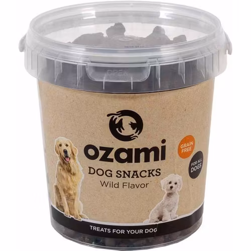 Hundgodis Ozami dog snacks Wild flavor 500g (grain free)